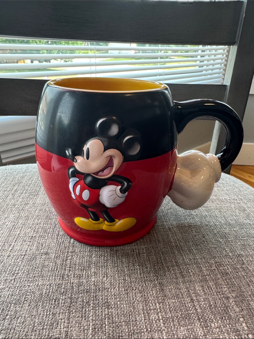 Disney Parks Mickey Mouse 3D mug arm handle